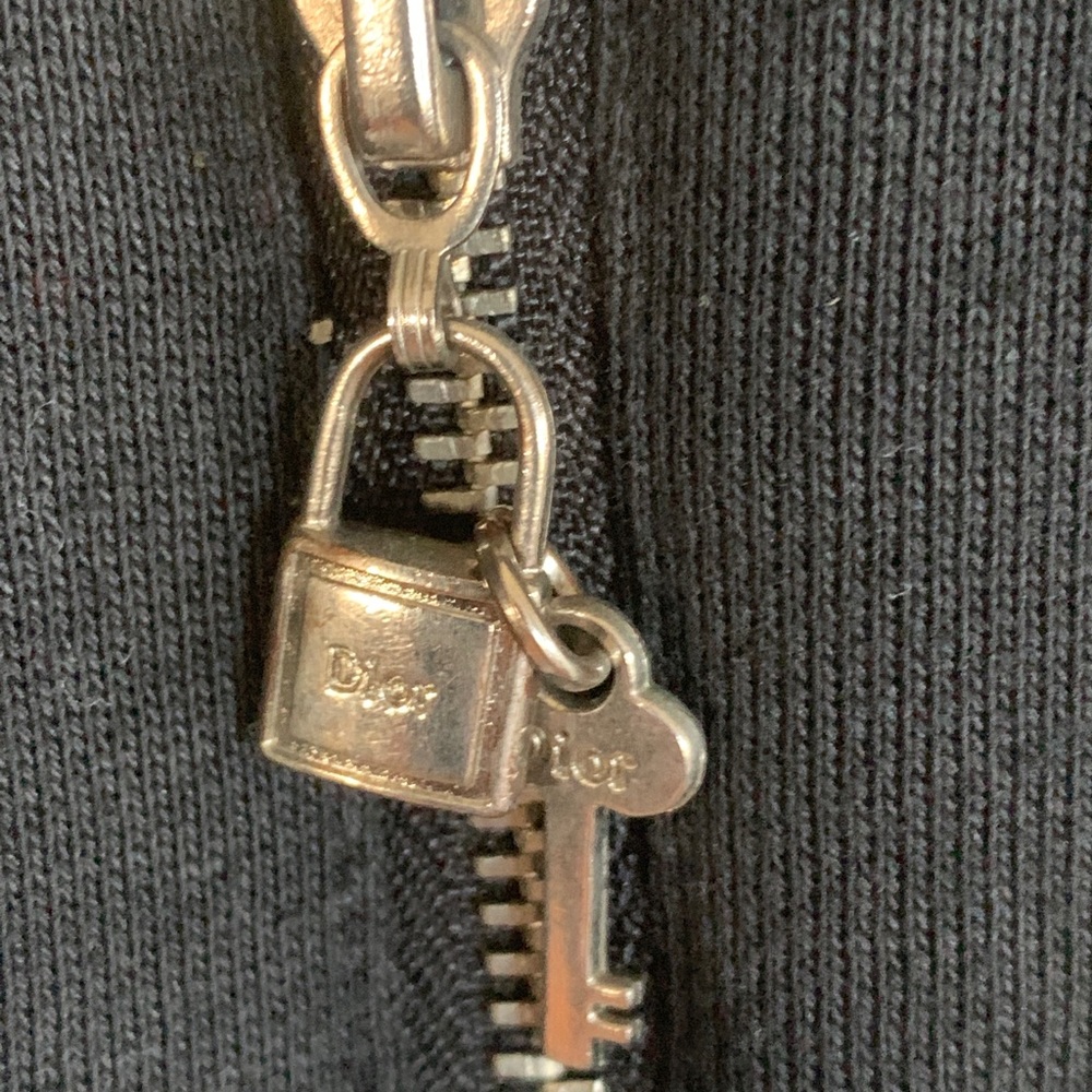 Rare Vintage Dior Padlock Zip Ladies Sweater. - Picture 3 of 5